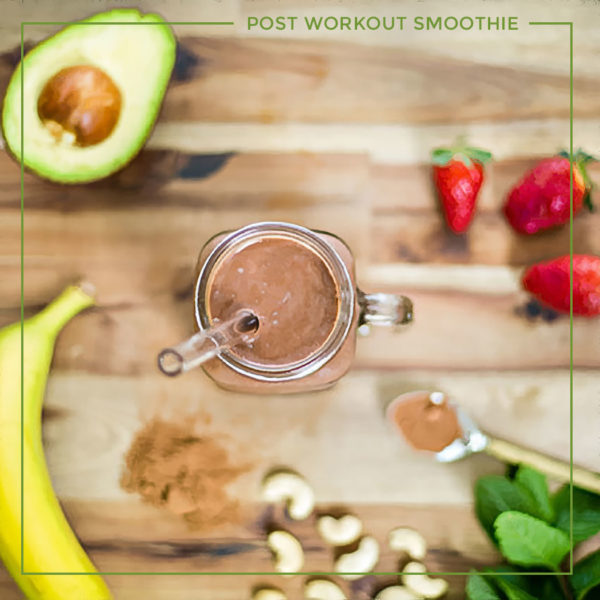 Post Workout Recovery Smoothie - New Zealand Avocado