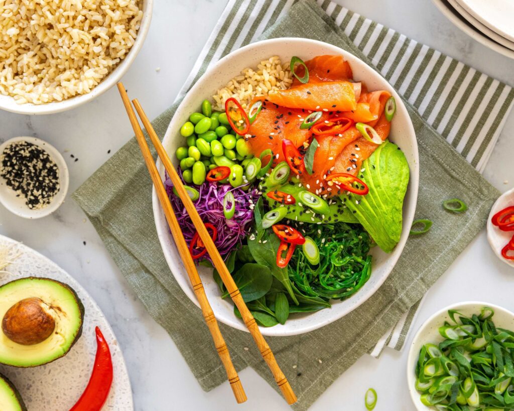 Smoked Salmon Poke Bowl